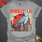 Blue Indian Ringneck Birdzilla T-Shirt