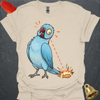 Blue Indian Ringneck Eye on Prize T-Shirt