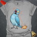 Blue Indian Ringneck Eye on Prize T-Shirt