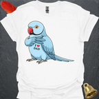 Blue Indian Ringneck I Love Dad T-Shirt