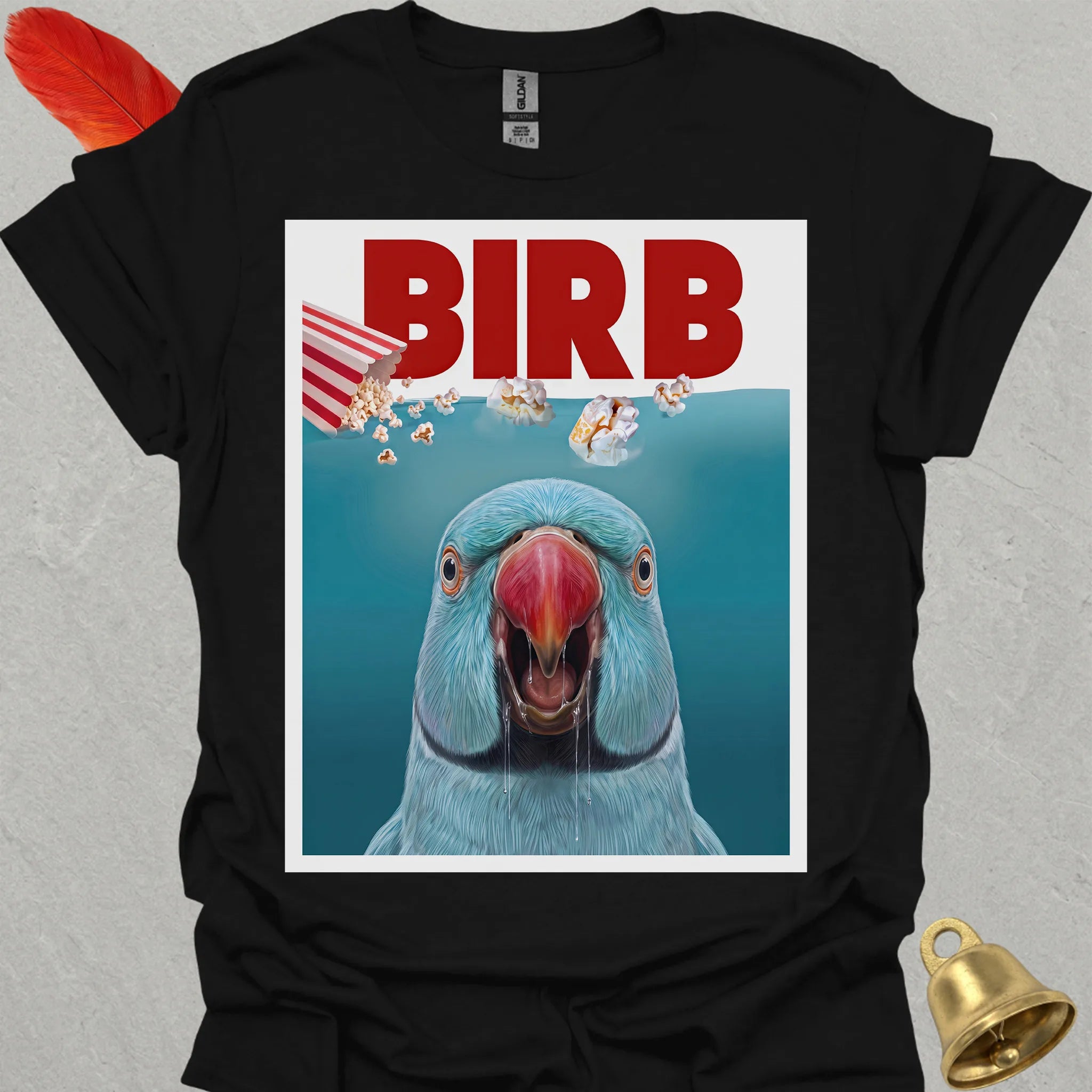 Blue Indian Ringneck Movie T-Shirt