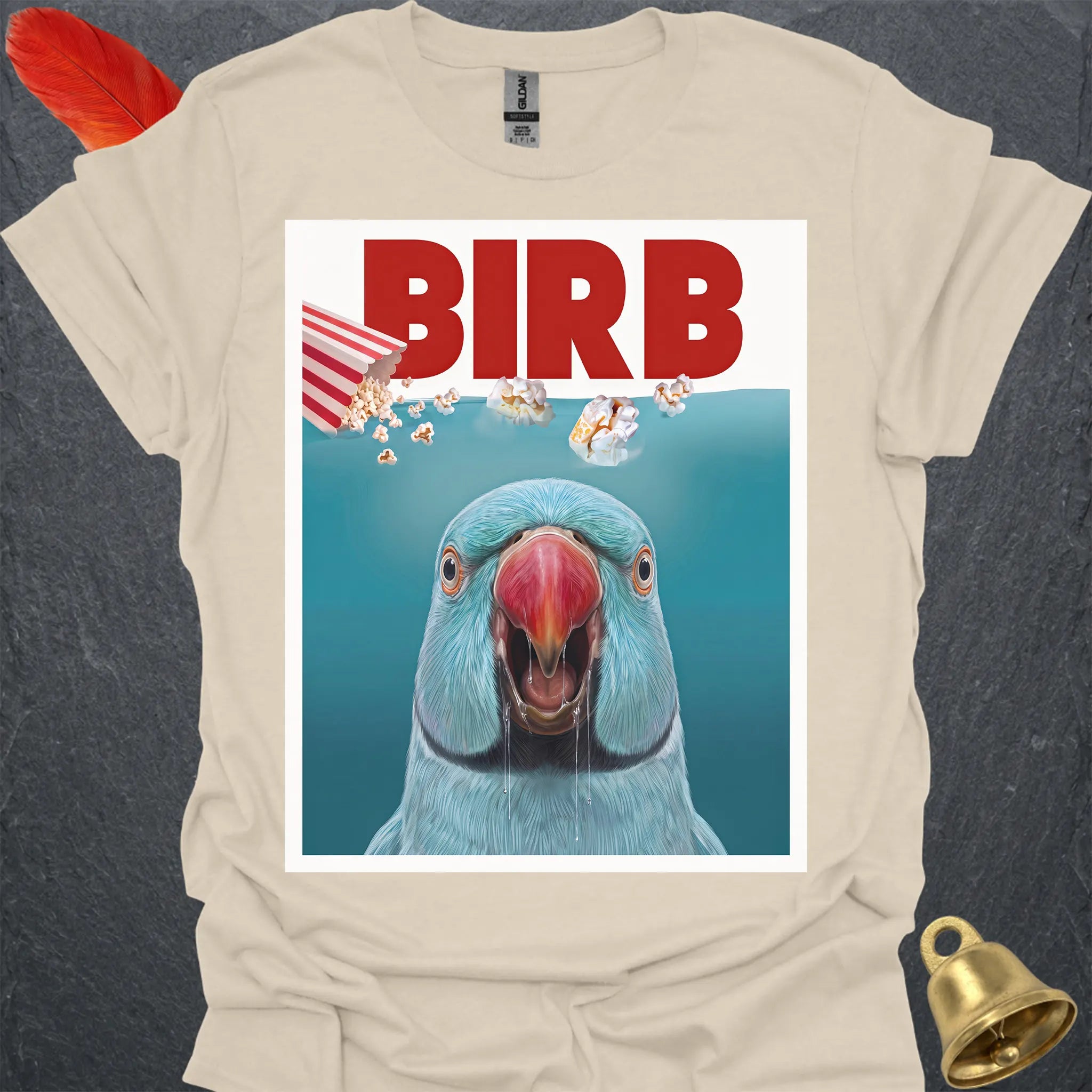 Blue Indian Ringneck Movie T-Shirt