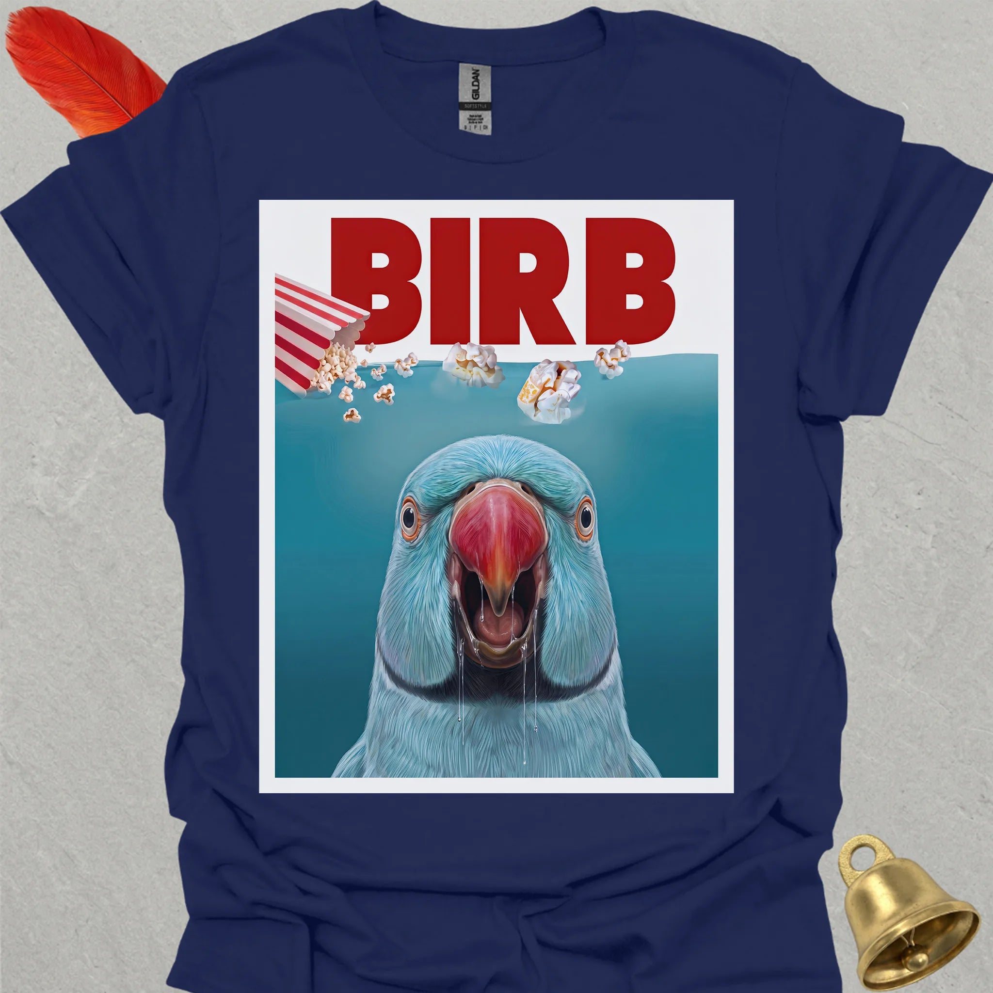 Blue Indian Ringneck Movie T-Shirt