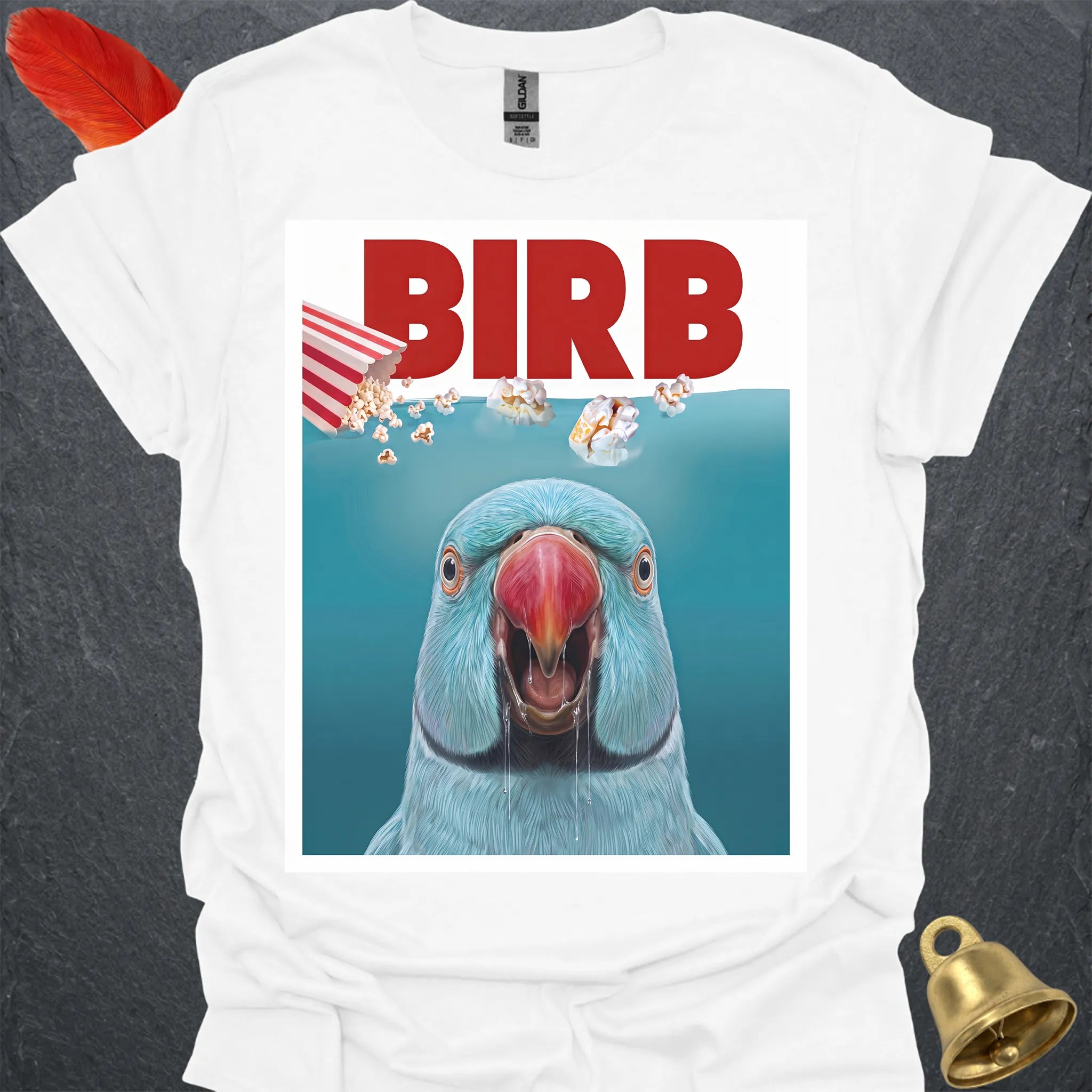 Blue Indian Ringneck Movie T-Shirt
