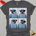 Blue Indian Ringneck Photobooth T-Shirt