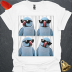 Blue Indian Ringneck Photobooth T-Shirt