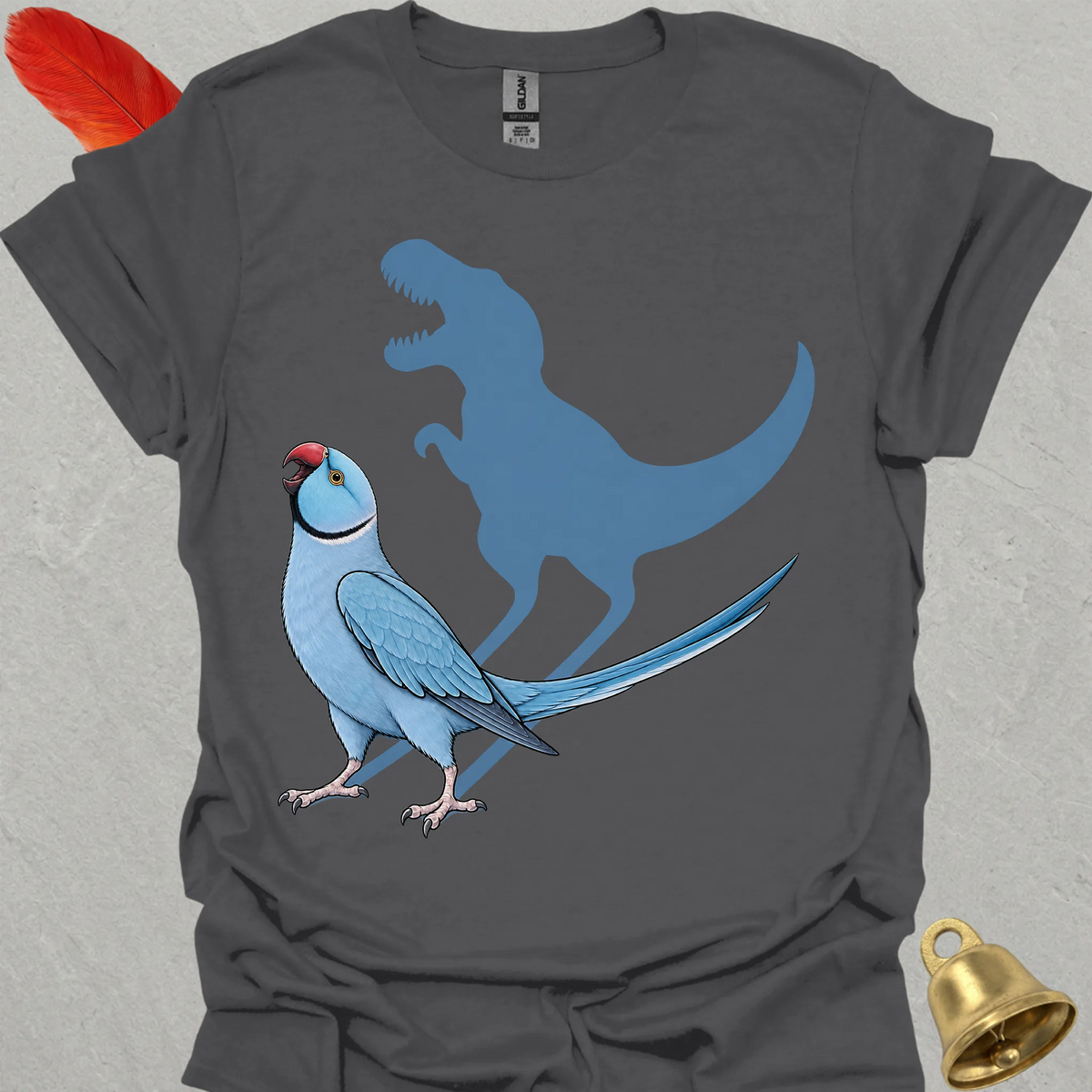 Blue Indian Ringneck Roar T-Shirt