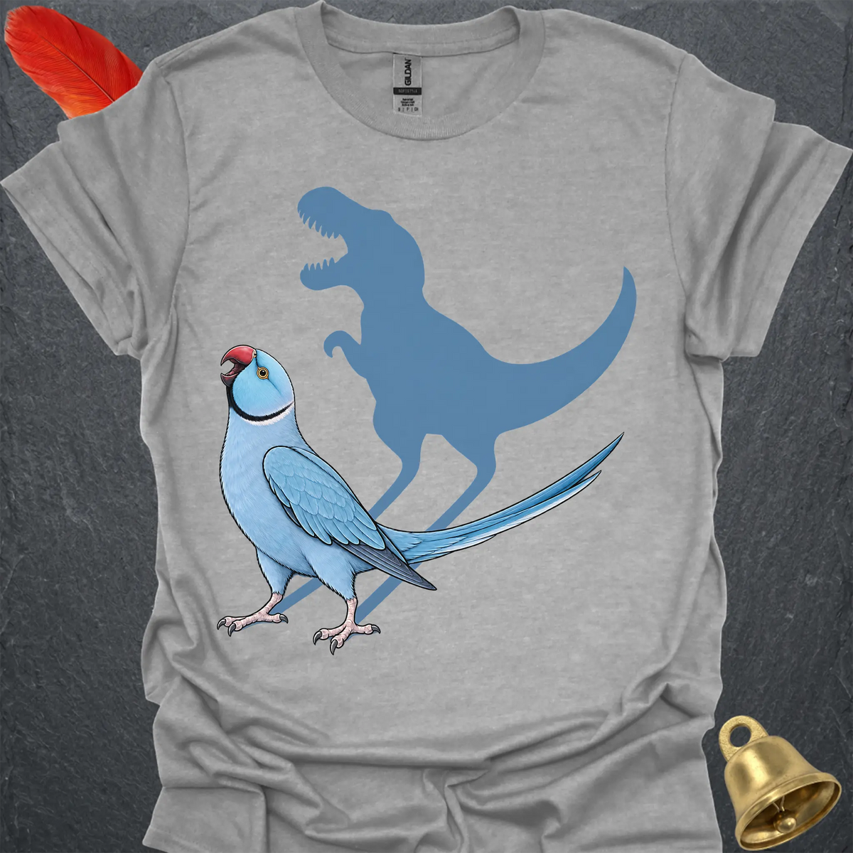 Blue Indian Ringneck Roar T-Shirt