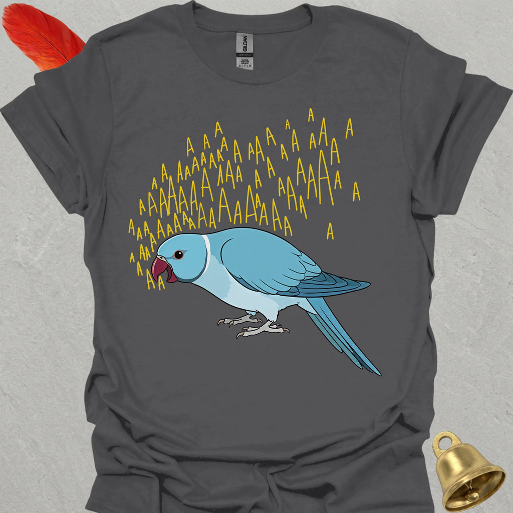Blue Indian Ringneck Scream T-Shirt