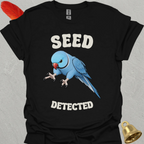 Blue Indian Ringneck Seed Detected T-Shirt