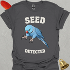 Blue Indian Ringneck Seed Detected T-Shirt