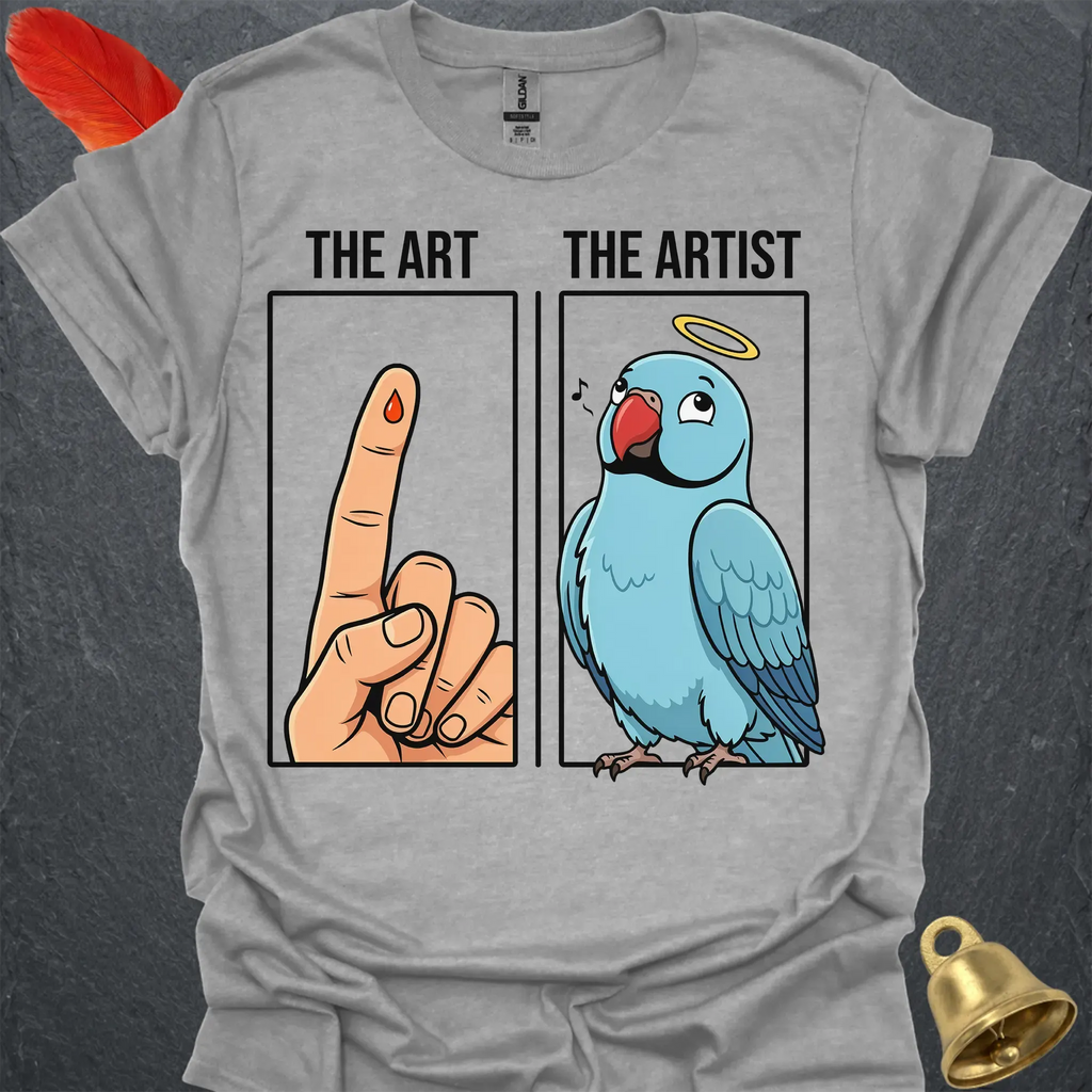 Blue Indian Ringneck The Artist T-Shirt
