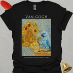 Blue Indian Ringneck Van Gogh T-Shirt