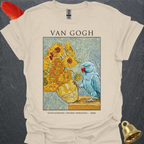 Blue Indian Ringneck Van Gogh T-Shirt