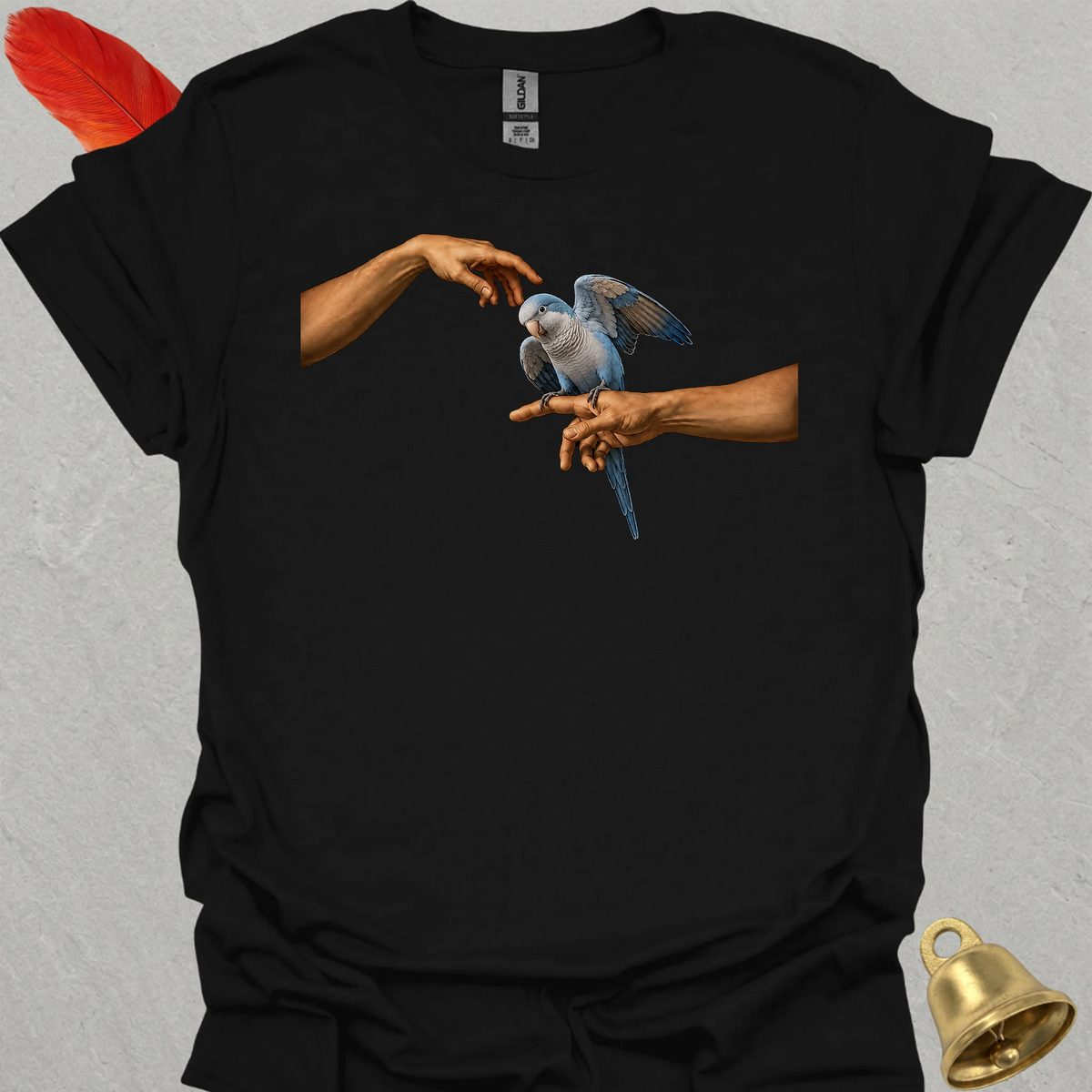 Blue Opaline Quaker Parrot Adam T-Shirt