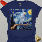 Blue Opaline Quaker Parrot Starry Night T-Shirt