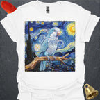Blue Opaline Quaker Parrot Starry Night T-Shirt