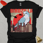 Blue Opaline Quaker Parrot Birdzilla T-Shirt