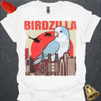 Blue Opaline Quaker Parrot Birdzilla T-Shirt
