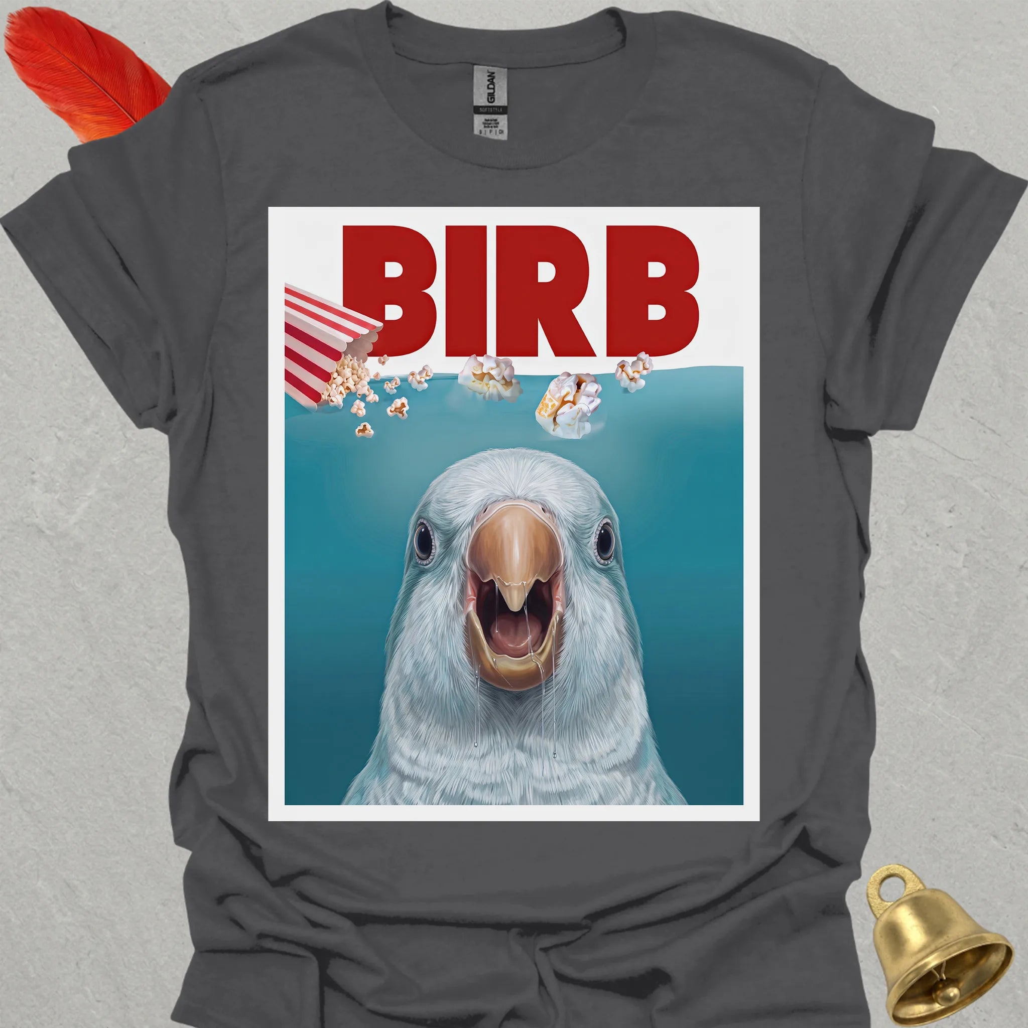 Blue Opaline Quaker Parrot Movie T-Shirt