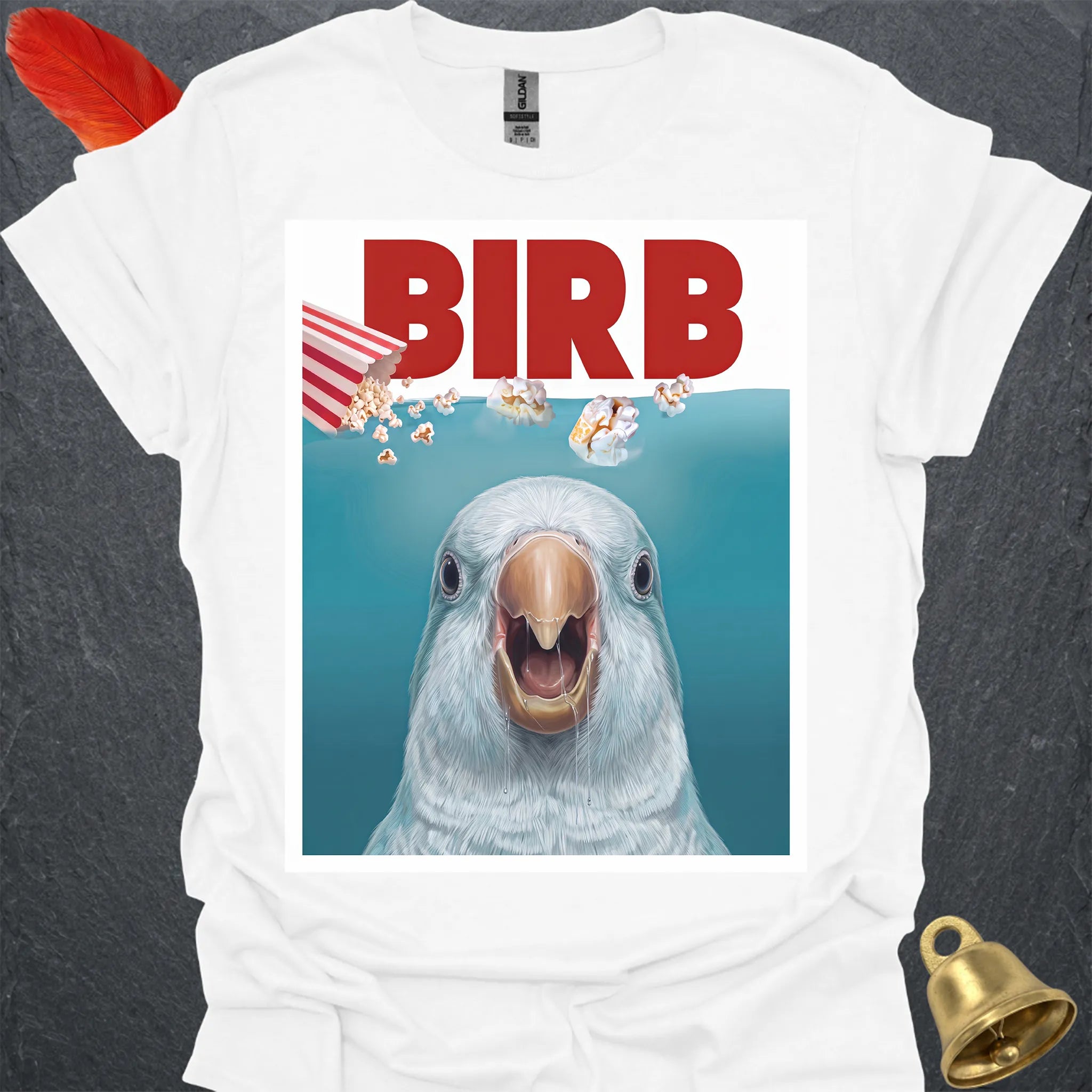 Blue Opaline Quaker Parrot Movie T-Shirt
