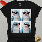Blue Opaline Quaker Parrot Photobooth T-Shirt