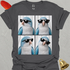 Blue Opaline Quaker Parrot Photobooth T-Shirt