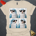 Blue Opaline Quaker Parrot Photobooth T-Shirt