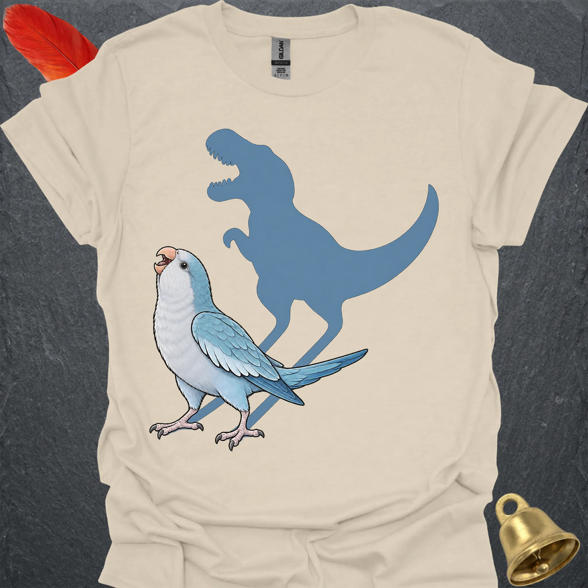 Blue Opaline Quaker Parrot Roar T-Shirt