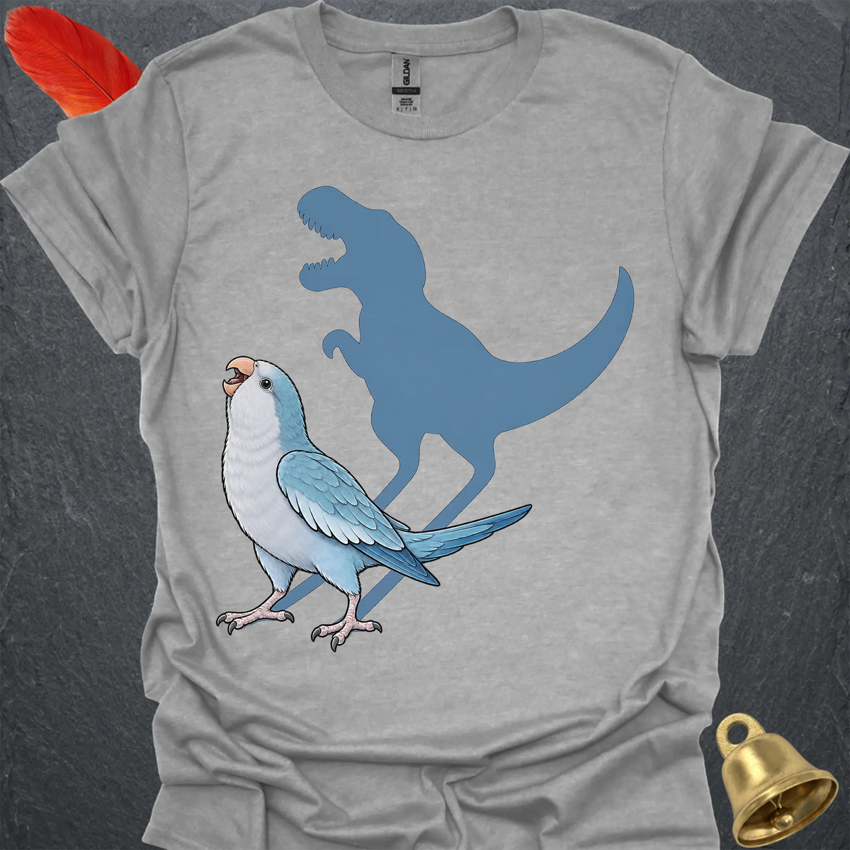 Blue Opaline Quaker Parrot Roar T-Shirt