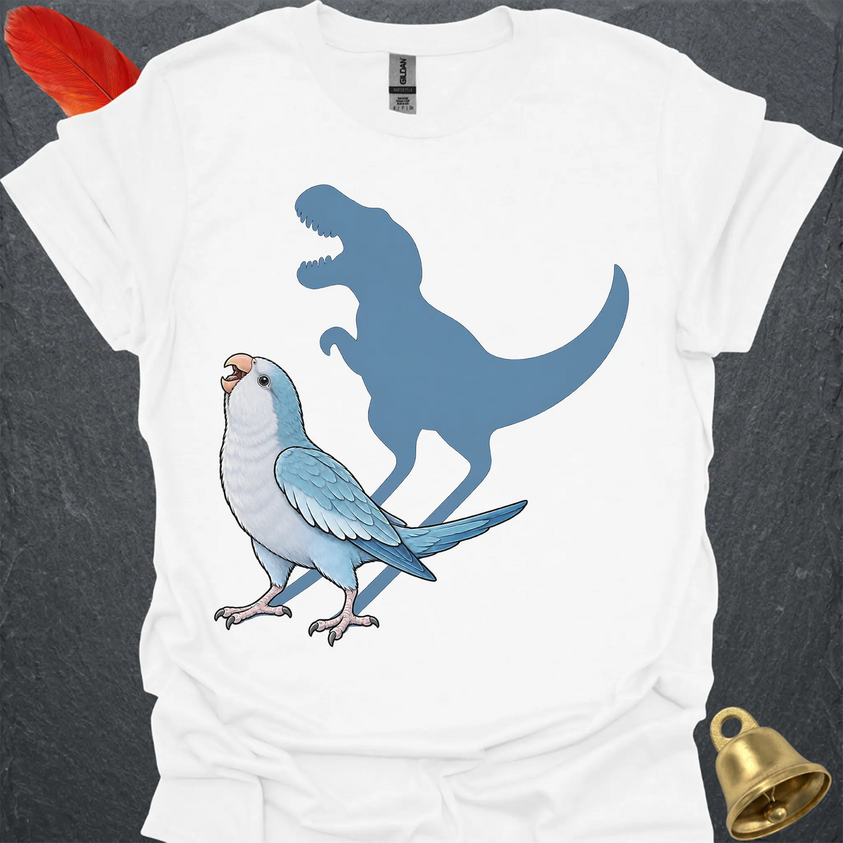 Blue Opaline Quaker Parrot Roar T-Shirt