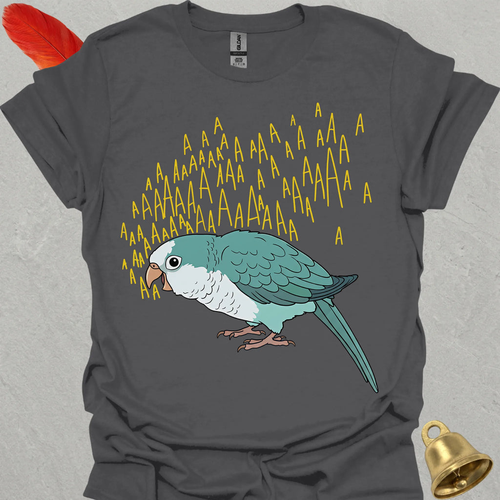 Blue Opaline Quaker Parrot Scream T-Shirt