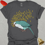 Blue Opaline Quaker Parrot Scream T-Shirt