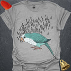 Blue Opaline Quaker Parrot Scream T-Shirt