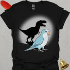 Blue Opaline Quaker Parrot T-Rex T-Shirt