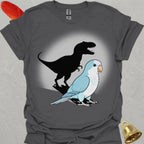 Blue Opaline Quaker Parrot T-Rex T-Shirt
