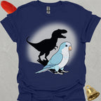 Blue Opaline Quaker Parrot T-Rex T-Shirt