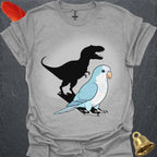 Blue Opaline Quaker Parrot T-Rex T-Shirt