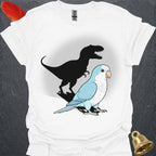 Blue Opaline Quaker Parrot T-Rex T-Shirt