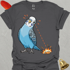 Blue Parakeet Eye on Prize T-Shirt