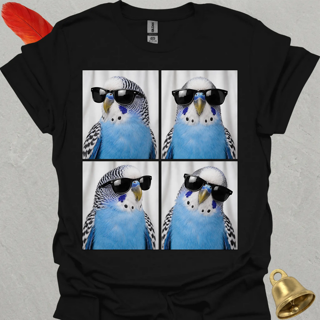 Blue Parakeet Photobooth T-Shirt