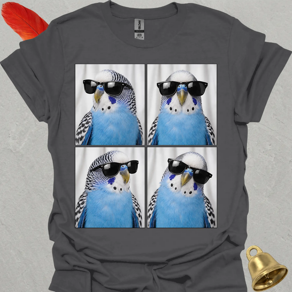 Blue Parakeet Photobooth T-Shirt