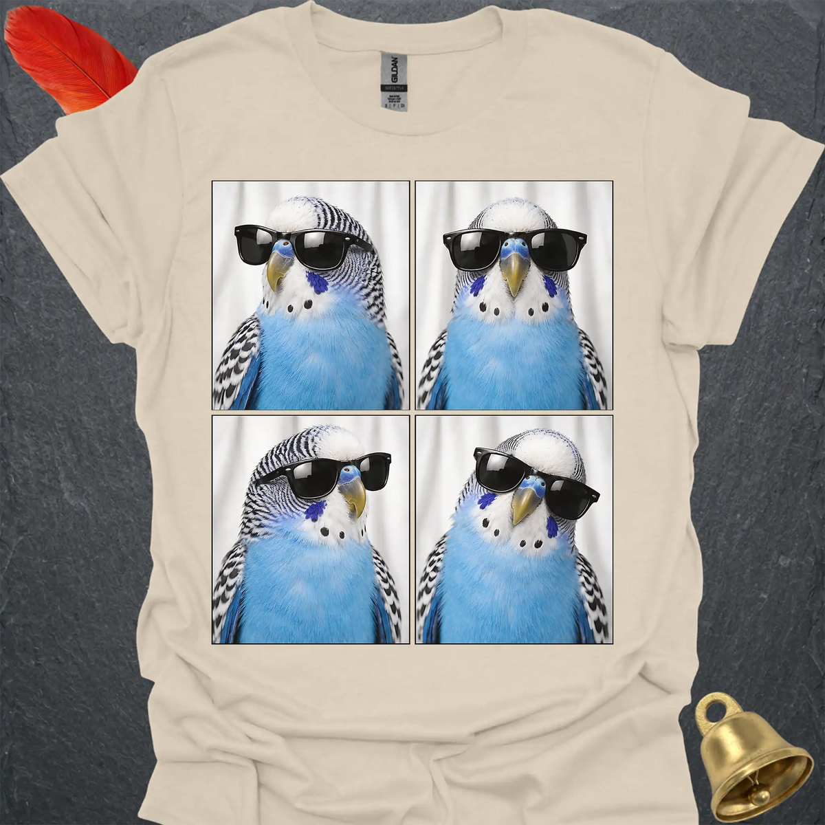 Blue Parakeet Photobooth T-Shirt