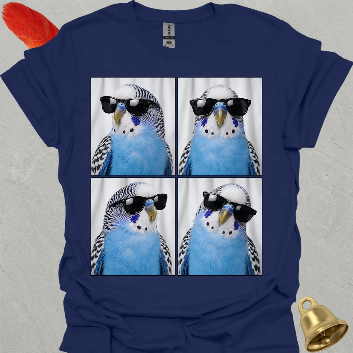 Blue Parakeet Photobooth T-Shirt