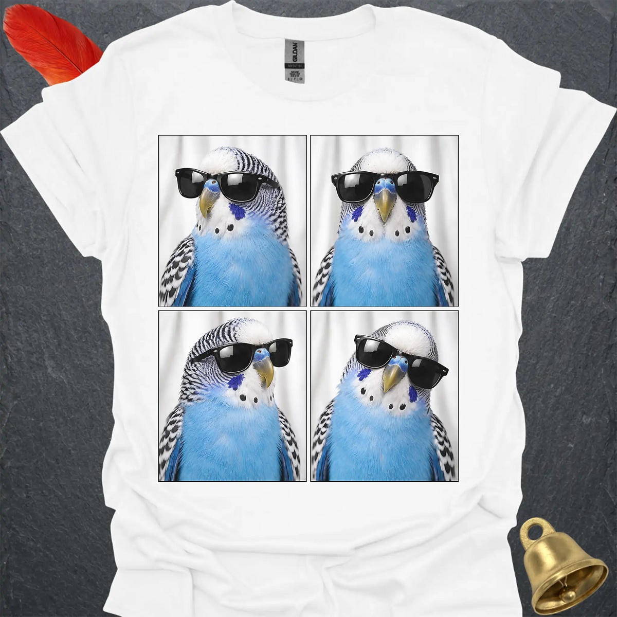 Blue Parakeet Photobooth T-Shirt