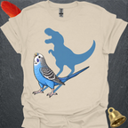 Blue Parakeet Roar T-Shirt