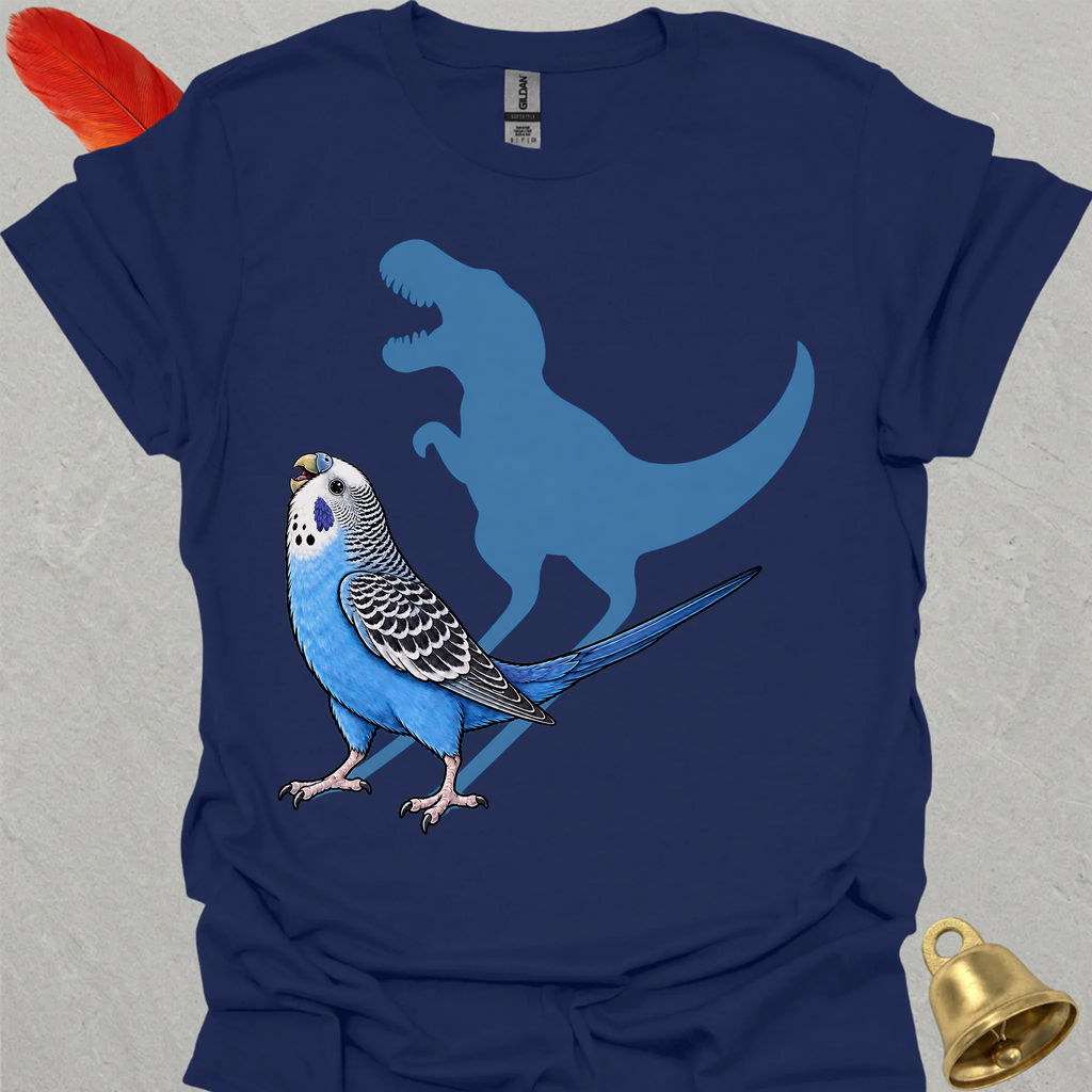Blue Parakeet Roar T-Shirt