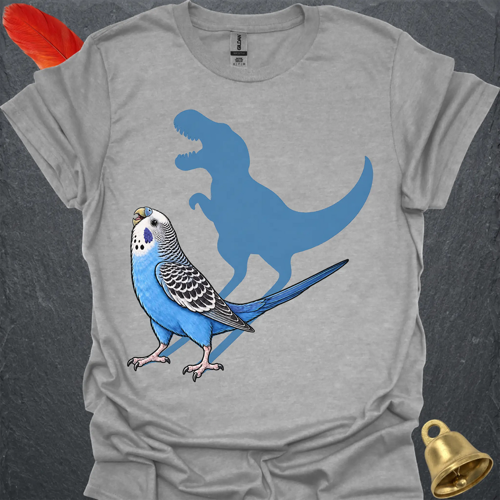 Blue Parakeet Roar T-Shirt