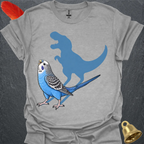 Blue Parakeet Roar T-Shirt