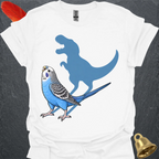 Blue Parakeet Roar T-Shirt
